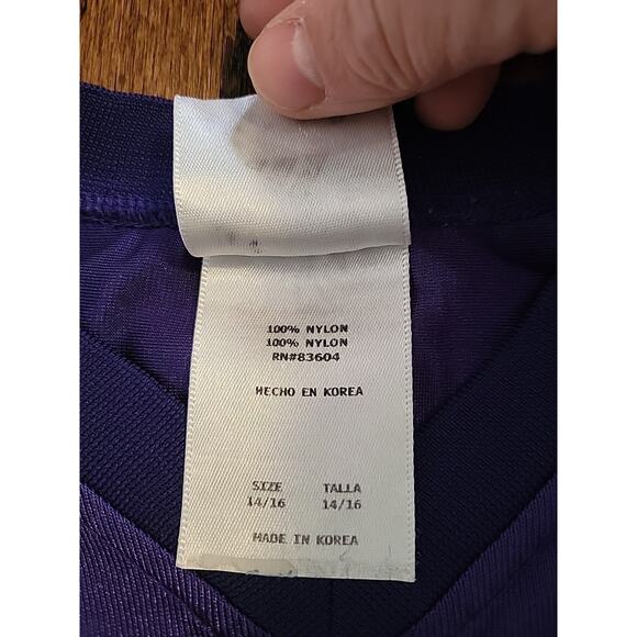 Adidas Chris Carter Minnesota Vikings NFL Football Jersey Youth Large 14-16 - Picture 5 of 9